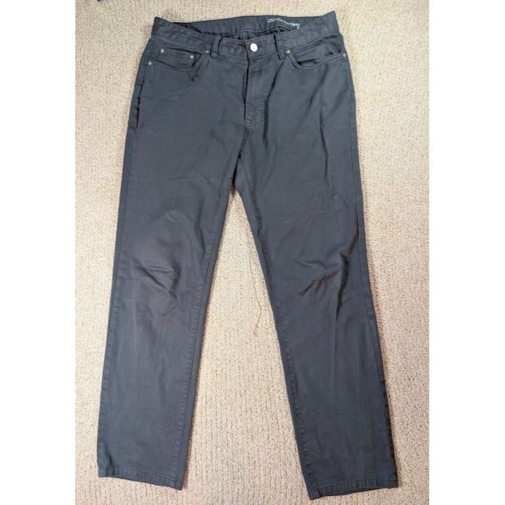 Outerknown S.E.A. Jeans Blue Gray Roamer 5 Pocket Chino Pants Men's 32x29